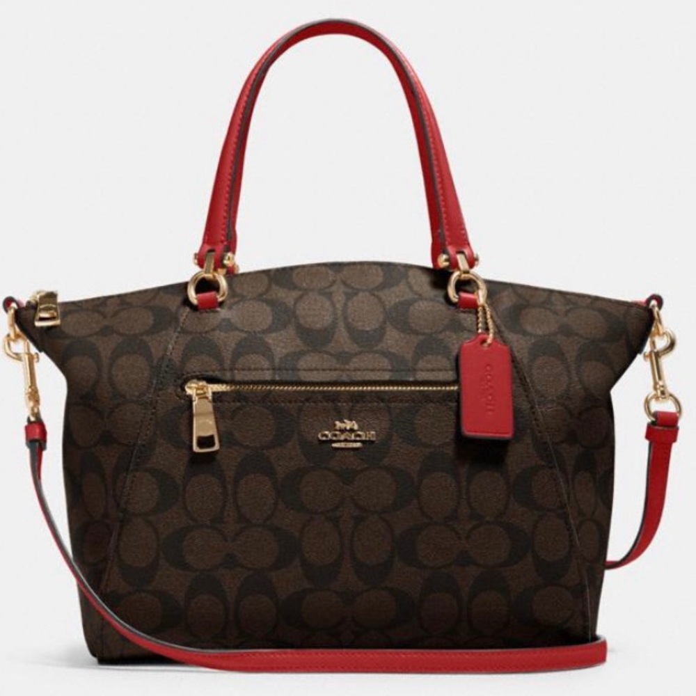 Coach Satchel In Signature Canvas